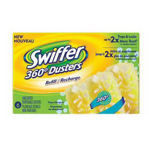 Swiffer Dusters 360 Degrees Refill, Recharge - 6 Ea